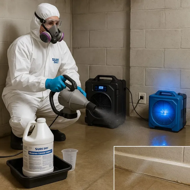Sanitization and Odor Removal process in Stone Mountain, GA